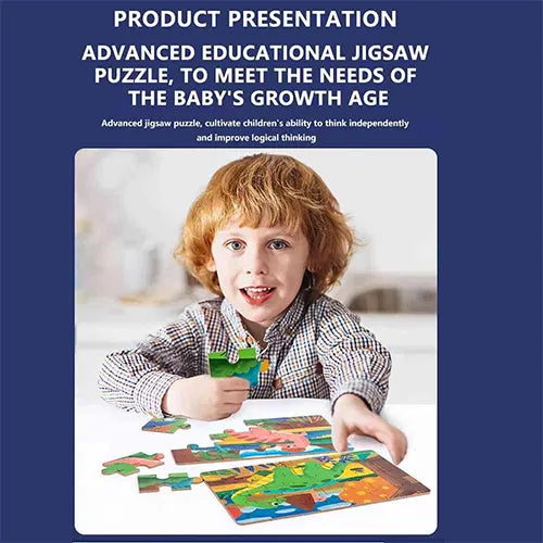 4 in 1 dinosaur puzzle jigsaw 6