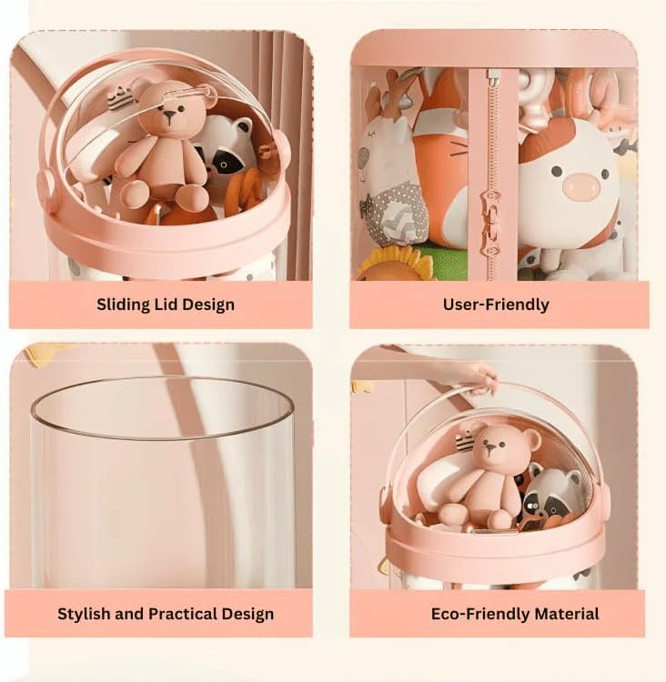 Plush Toys Storage 142 cm - Colors-Pink
