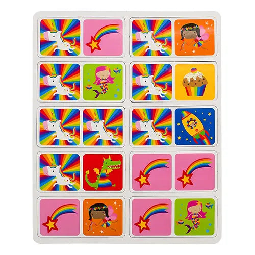 Rainbow Dominoes Game