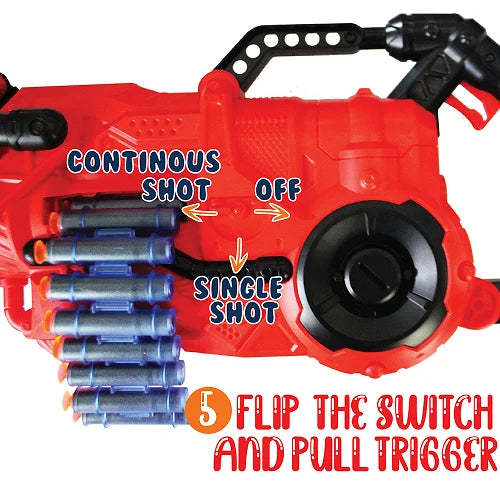 automatic toy gun 40 soft darts 10