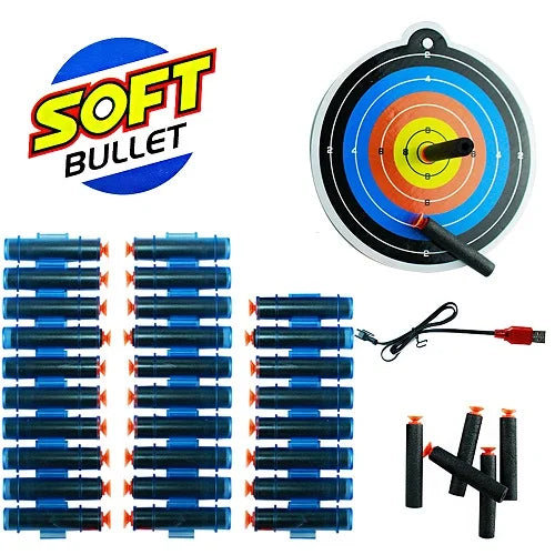 automatic toy gun 40 soft darts 5