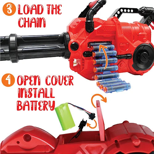 automatic toy gun 40 soft darts 9