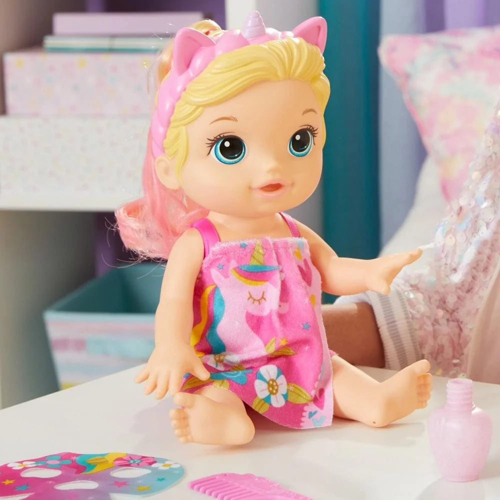 baby alive glam spa baby doll blonde 2
