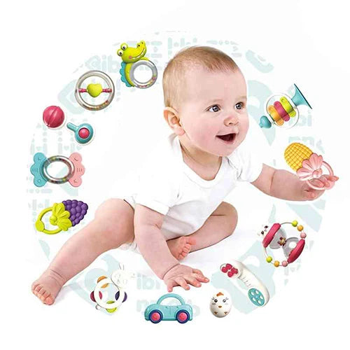 baby rattle 12 pc set 8
