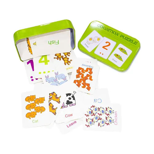 cognitive puzzle green 8