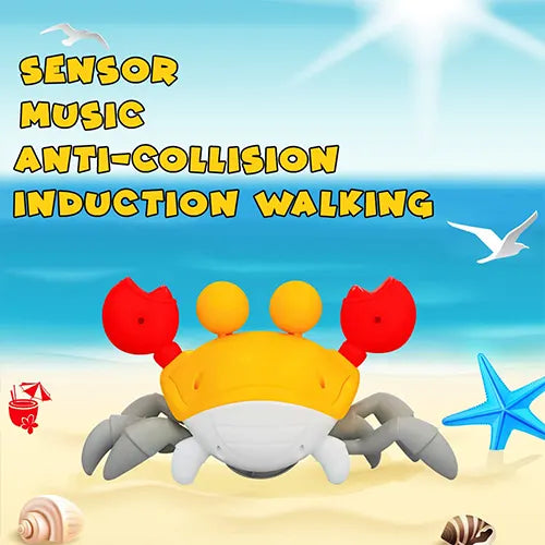 crawling crab toy with music and led light 10