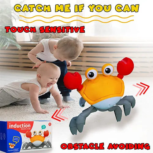crawling crab toy with music and led light 11