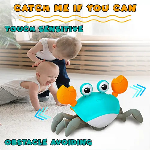 crawling crab toy with music and led light 5