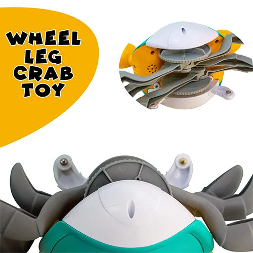 crawling crab toy with music and led light 6