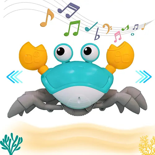 crawling crab toy with music and led light 8