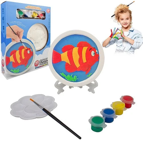 diy 3d souvenir plate painting kit 3