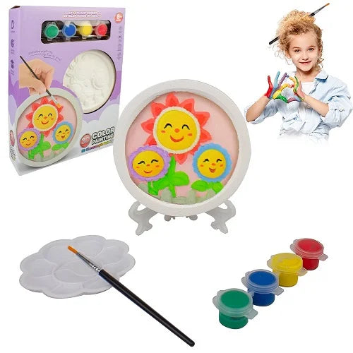 diy 3d souvenir plate painting kit 4