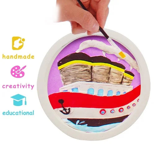 diy 3d souvenir plate painting kit 8