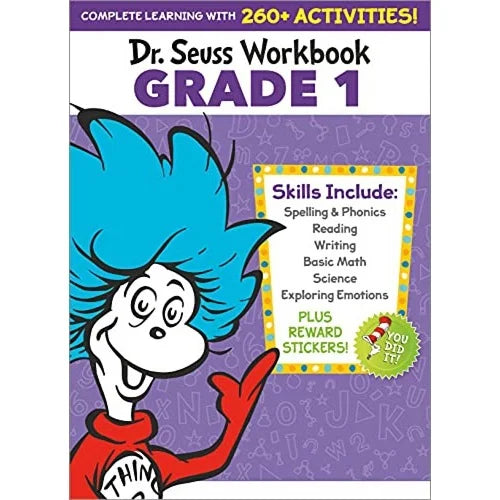 dr seuss workbook grade 1