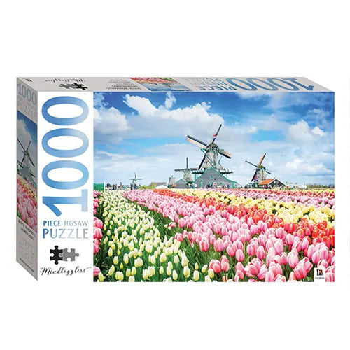 dutch windmills netherlands 1000 piece jigsaw puzzle mindbogglers 1
