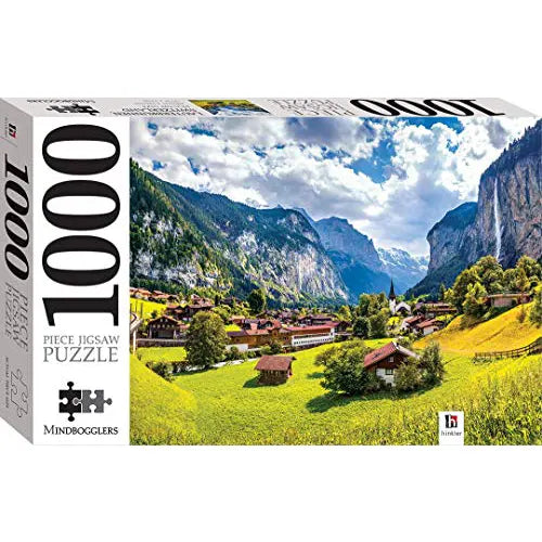 lauterbrunnen switzerland 1000 piece jigsaw puzzle mindbogglers 2