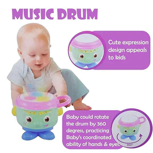 light and music baby drum 2