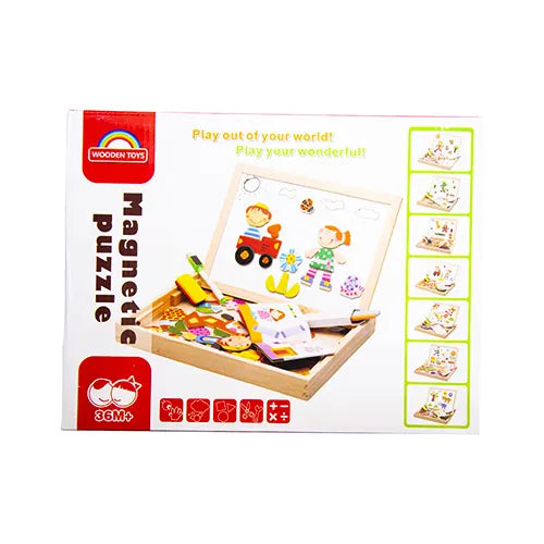 magnetic and drawing wooden board 10