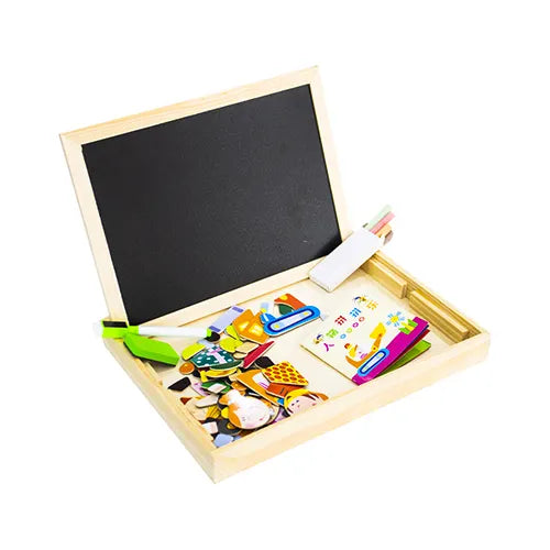 magnetic and drawing wooden board 2