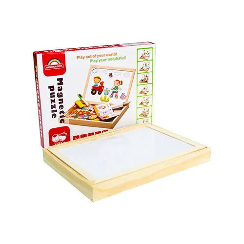 magnetic and drawing wooden board 3