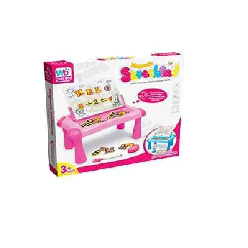 magnetic sketchpad desk pink 3