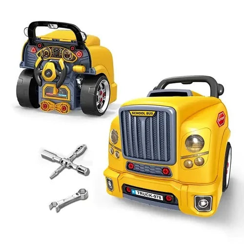 motor car engine school bus 1