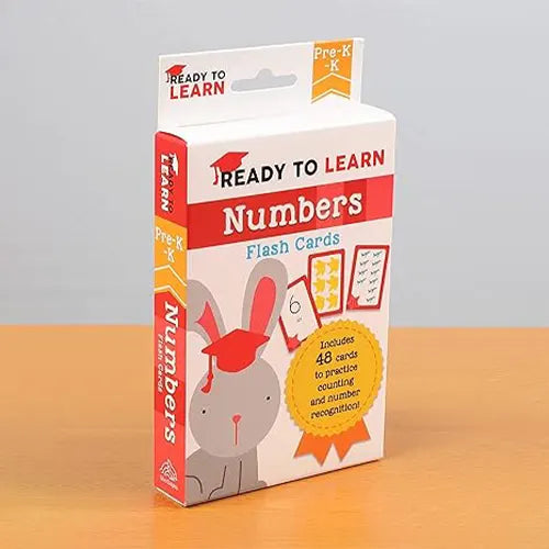 numbers flash cards ready to learn pre k to k 5
