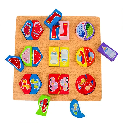paired shape puzzle baby 3