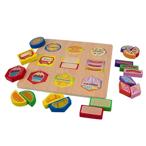 paired shape puzzle food 5