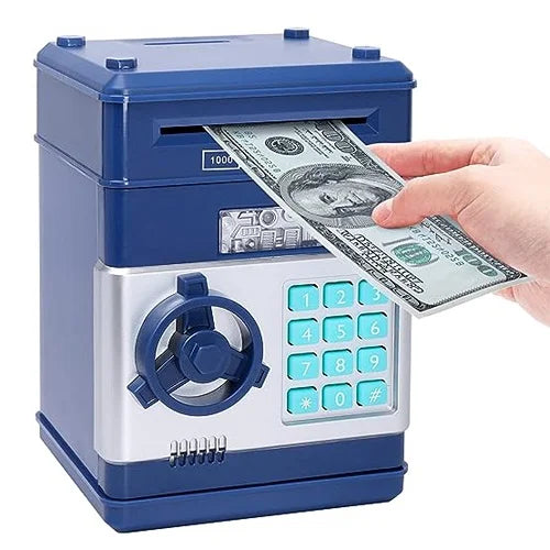 piggy bank safebox kids pretend play bank money coins 2