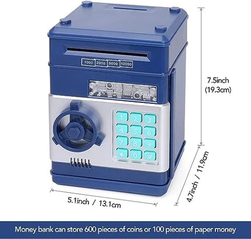 piggy bank safebox kids pretend play bank money coins 4