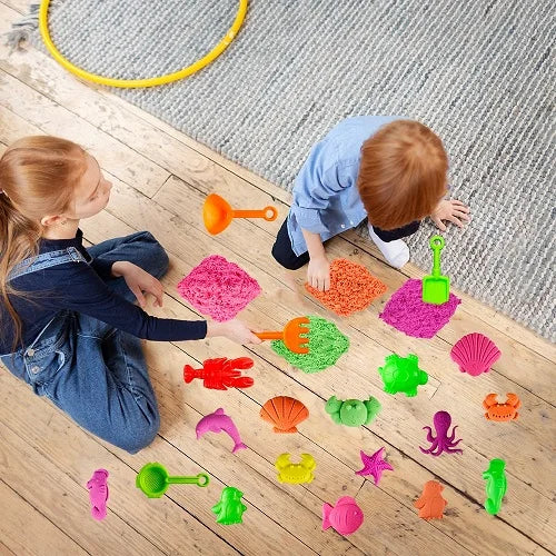 Play Sand 1kg Sea Animals