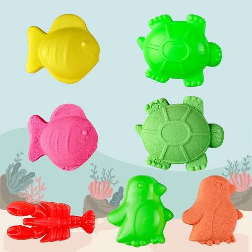 Play Sand 1kg Sea Animals