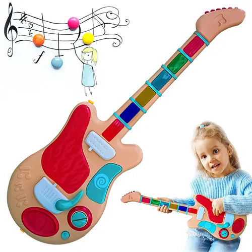 rocker guitar pink 1