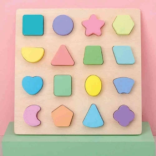 shapes wooden puzzle 3