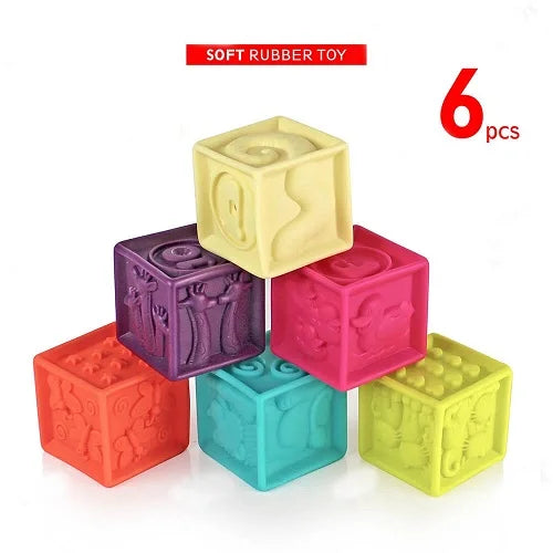 soft blocks and rattles set 4