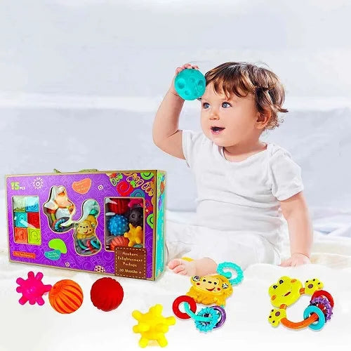 soft blocks and rattles set 5