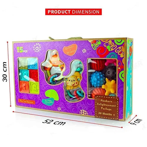 soft blocks and rattles set 6