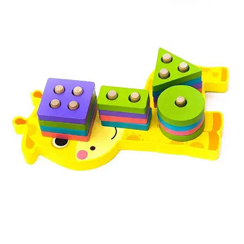 sorting shapes puzzle giraffe 3