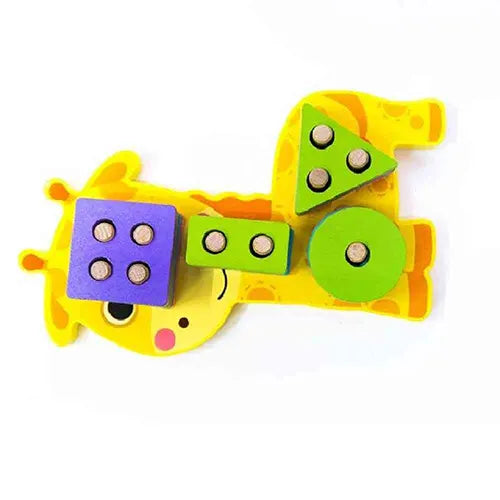sorting shapes puzzle giraffe 4