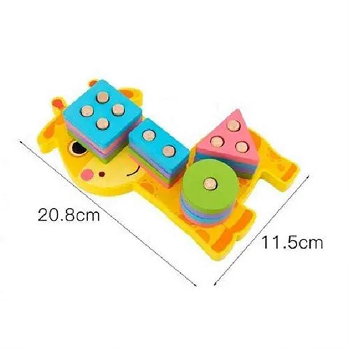 sorting shapes puzzle giraffe 5