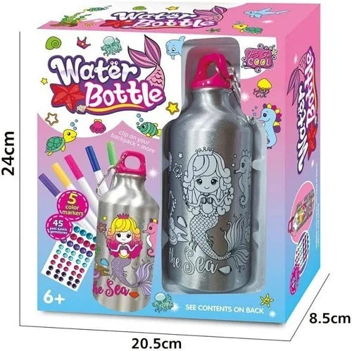 steel water bottle diy gems and colors 500 ml 4
