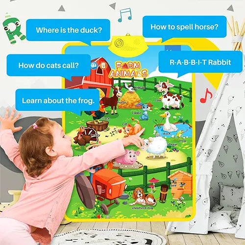 talking poster farm animals 3