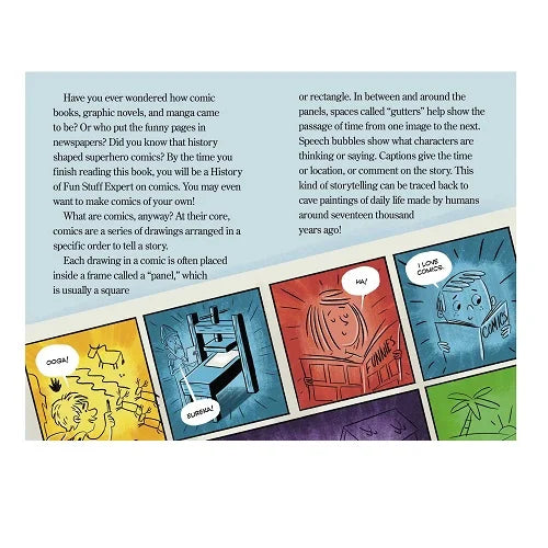 the colorful story of comics history of fun stuff ready to read level 3 2