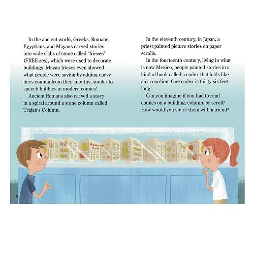 the colorful story of comics history of fun stuff ready to read level 3 3