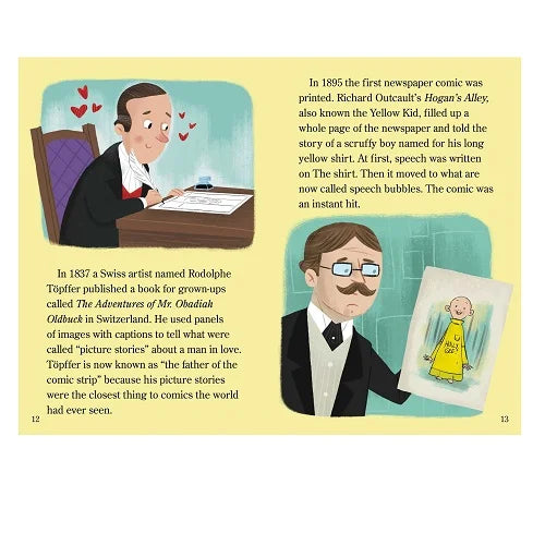 the colorful story of comics history of fun stuff ready to read level 3 5