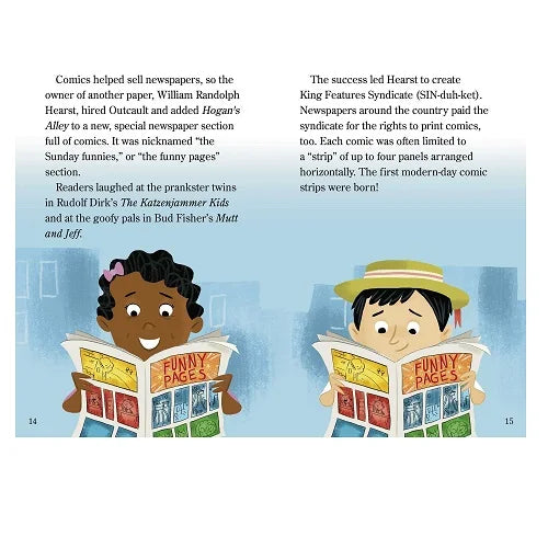 the colorful story of comics history of fun stuff ready to read level 3 6