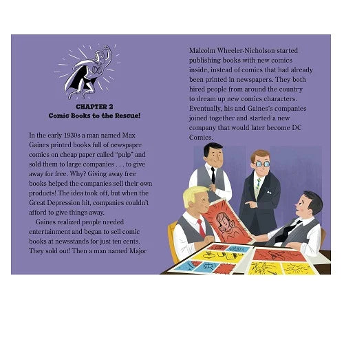 the colorful story of comics history of fun stuff ready to read level 3 7