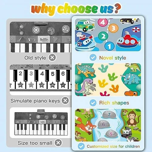 toddler musical mat 80 50 cm 10