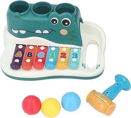 xylophone pounding balls with hammer crocodile 6